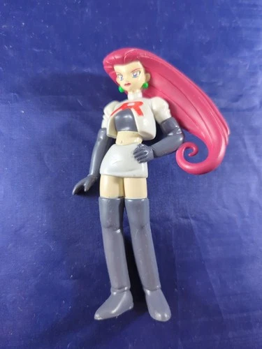 Pokemon Jessie 6" Figure TOMY 1998 Team Rocket Jesse Action Vintage Toy Figurine