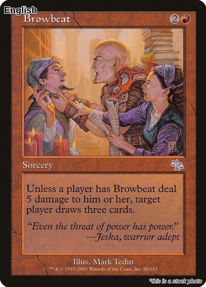 MTG Browbeat [JUD - 82] LP