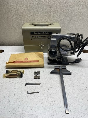 #ad Vintage Rockwell Porter Cable Electric Hand Saw #300 W Case $59.99
