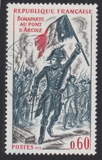Bonaparte Arcole timbre Hist d France 60c 1972 Y&T n°1730 oblitéré à Strasbourg