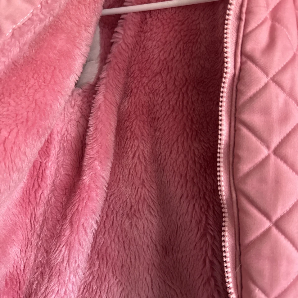 Abrigo con Capucha Vintage Años 80 Weather Domer Niñas Talla 6 Hecho en EE. UU. Acolchado Foto 3 de 4