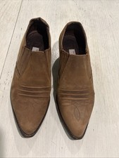Vtg Guess by Georges Marciano Women s 7.5B Brown Leather Ankle Booties Western