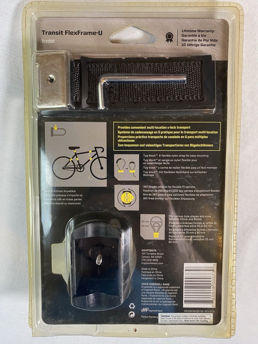 Kryptonite Transfit FlexFrame-U Bracket for sale online | eBay