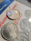 2- Morgan Dollars In Unc Condition One Toner 1883 And 1884 -o
