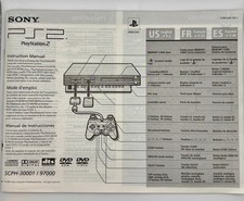 Sony PlayStation 2 Console Instruction Manual - PS2 - SCPH-30001 / 97000 Owners
