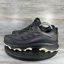 Merrell Women’s Moab Speed Black Purple Vibram Trail Hiking Shoes Size 9.5