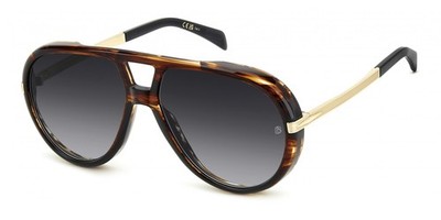David Beckham DB 99/VOYAGER Brown horn gold 61/15/145 Herren Sonnenbrillen