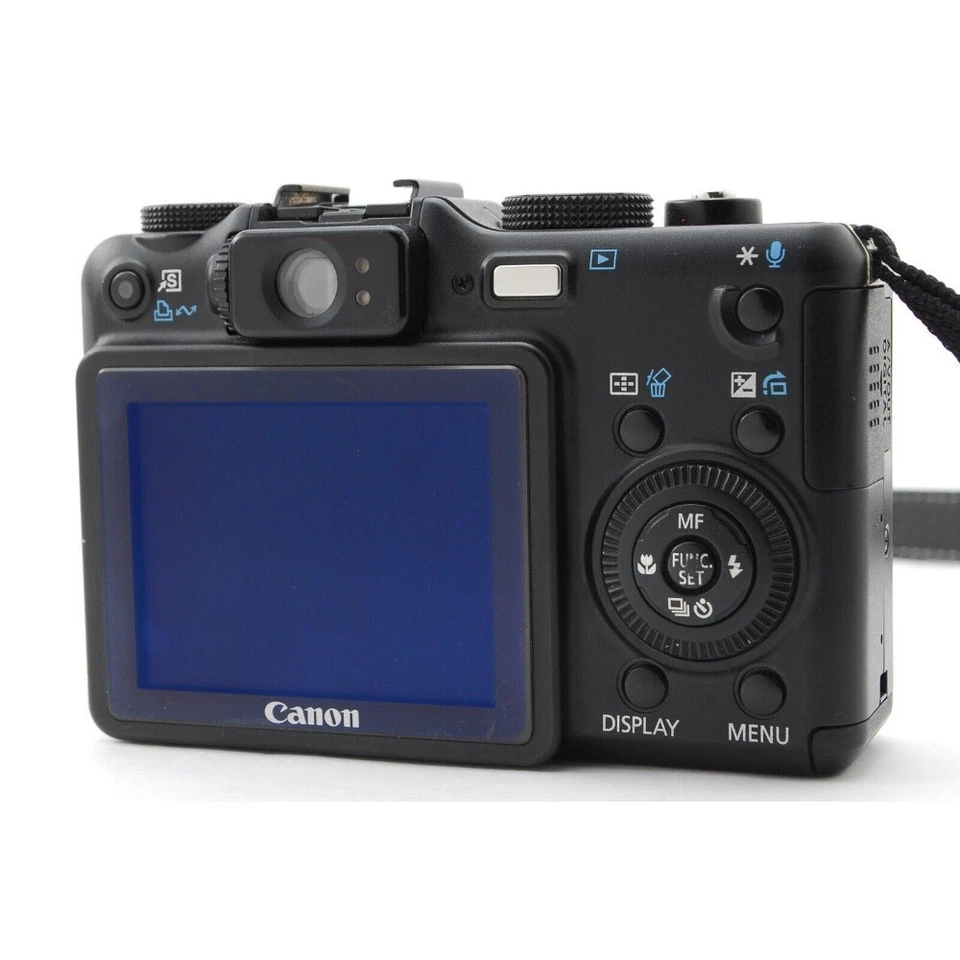 Canon PowerShot G7 10MP Kompakt-Digitalkamera 6-fach optischer Zoom, Schwarz - Bild 4 von 4