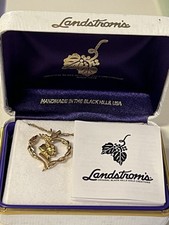 LANDSTROMS BLACK HILLS GOLD LAB LABRADOR DOG PENDANT NECKLACE CHAIN JEWELRY NEW