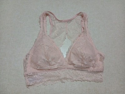 Auden Bra Size Small Lightly Lined Bralette Pink Wireless
