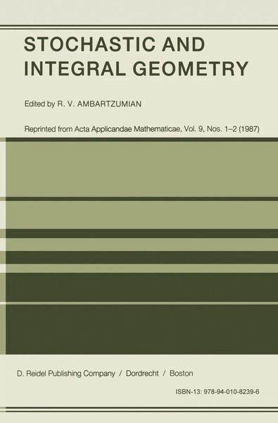 R. V. Ambartzumian | Stochastic And Integral Geometry | Taschenbuch | Englisch-image