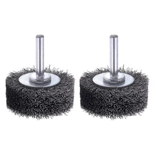 2 Pack Wire Wheel Brush Wire Wheel Brush for Drill Attachment 2 Inch Heavy Dut