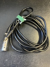  02 High Grade Low Noise Microphone Cable - Black/Silver 7 ft