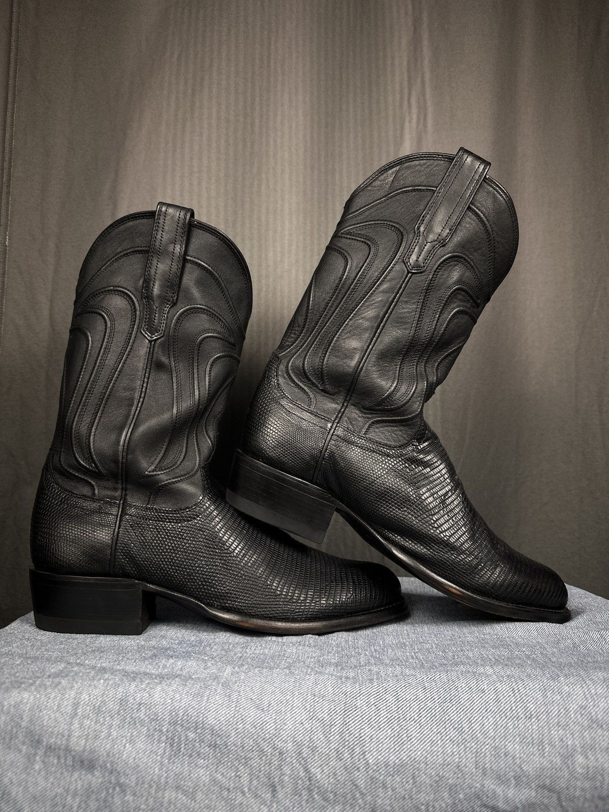 Tecovas The Nolan Snake Python Leather Western Co… - image 1