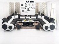 Ecksofa Uform Modernes Sofa Ledersofa Couchen Polster Designer Sofas Garnitur