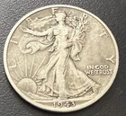 1943 Walking Liberty Half Dollar S Mint 90% Silver Circulated Coin