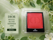 DIOR ROUGE BLUSH SHIMMER 999 REFILL NEW