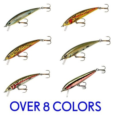 Rebel Tracdown Slick Minnow Slow Sinking Fishing Lure