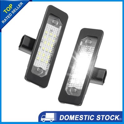 LED License Plate Light Tag Lamp Assembly for Mustang Focus Fusion 2 pcs
