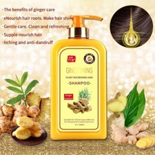 Ginger King Shampoo,16.9oz 500mGinger Shampoo For Hair Growth and Anti Hair Fall