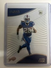 2022 Panini Chronicles JAMES COOK Buffalo Bills Red Clear Vision Rookie #16