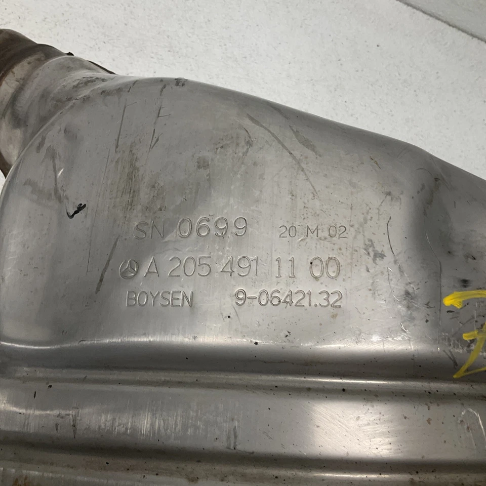 +Z3441 W205 W213 MERCEDES 16-20 CLASE C E SILENCIADOR ESCAPE TRASERO IZQUIERDO Foto 3 de 4