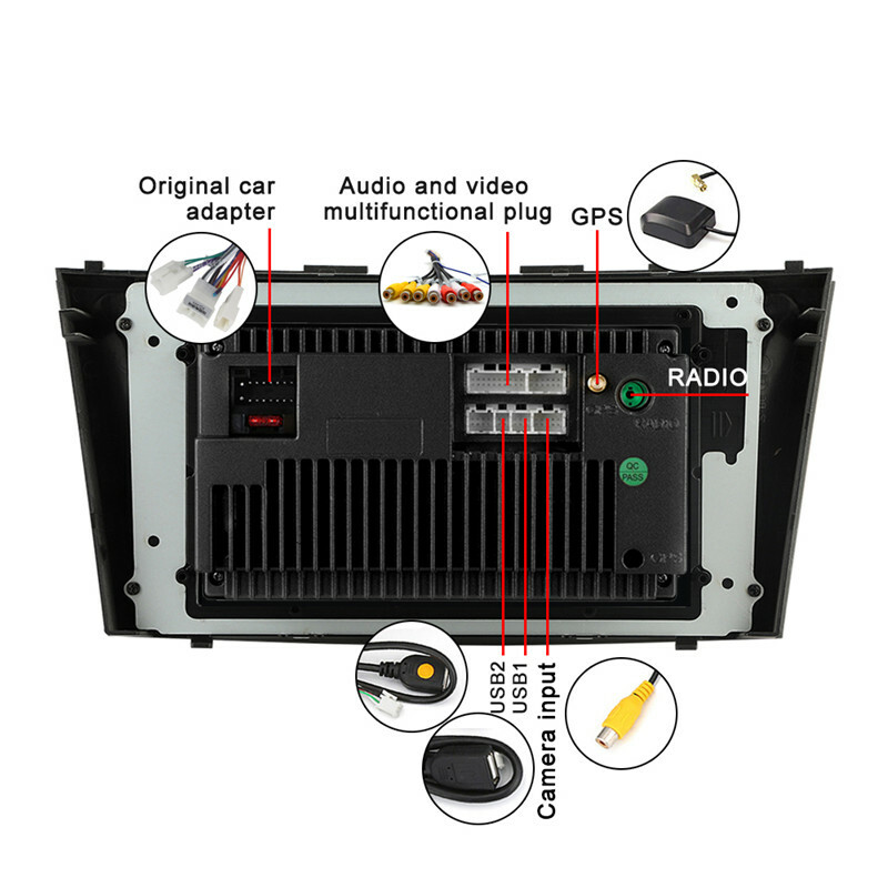 9in Android 9.0 Car Multimedia Player Radio For Camry 07-11 Navigation HeadUnit