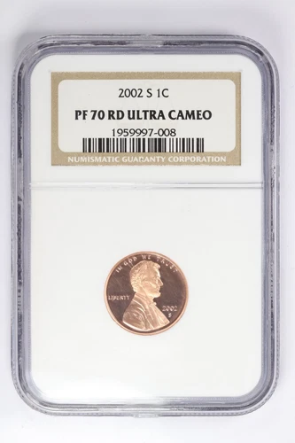 2002-S Lincoln Memorial Proof Cent NGC PF70 RD UCAM