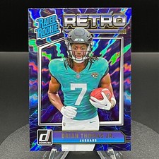 2024 Donruss Football - Brian Thomas Jr Rated Rookie RC - RETRO #17 JAGUARS MINT