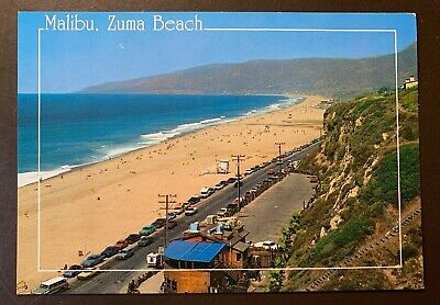 Zuma Beach - Malibu, Ca. vintage postcard