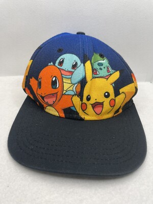Pokemon Pikachu & Friends unisex Snapback Baseball hat multiple Characters 2016