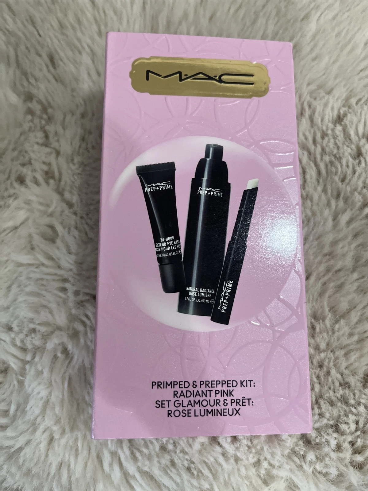 MAC Primed And Prepped Kit (Radiant Pink) 3pcs Kit