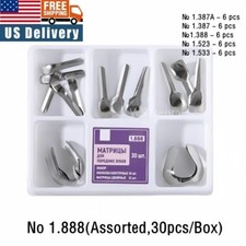 Dental Matrix Bands Anterior Twin Proximal Strips Sectional Contoured Matrices