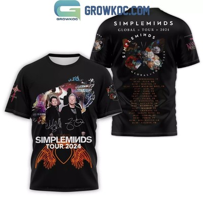 Simple Minds 2024 Global Tour 3D T-Shirt