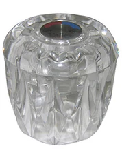 Lasco HC-172B Shower Handle, Valley New Style, DD Broach, Clear - Quantity 1