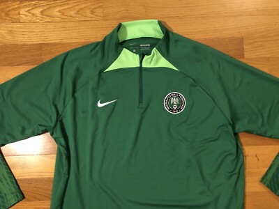 ⬛︎未使用美品⬛︎NIKE FORCE⬛︎XL⬛︎ジャージ⬛︎セットアップ⬛︎ナイロン⬛︎ New XXL Nike Nigeria Strike 1/4 Zip Dri-FIT Knit Soccer Drill Top