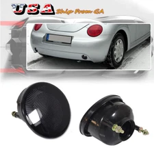 For 98-05 VW Beetle Smoke Driver + Passenger Reverse Back Up Light Assembly Pair