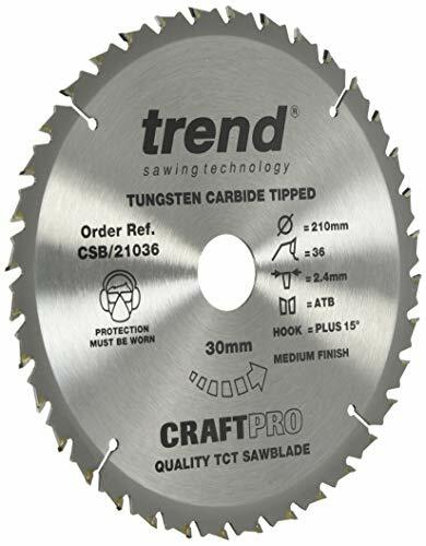 Trend CSB/21036 Craft Pro - Lama per sega circolare TCT per uso generico, (m0p)