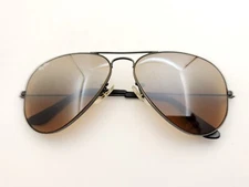Vintage B&L Ray Ban Bausch & Lomb B15 TGM Brown Black Aviators 58mm Sunglasses