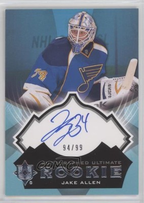 2012-13 Ultimate Collection /99 Jake Allen #42 Rookie Auto RC