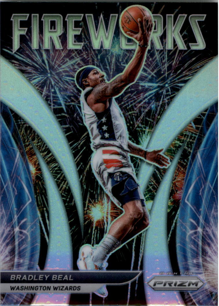 2021-22 Panini Prizm Fireworks Prizms Silver #9 Bradley Beal - NM-MT