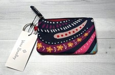 Vera Bradley Lighten Up Zip ID Case in Painted Paisley New with Tags