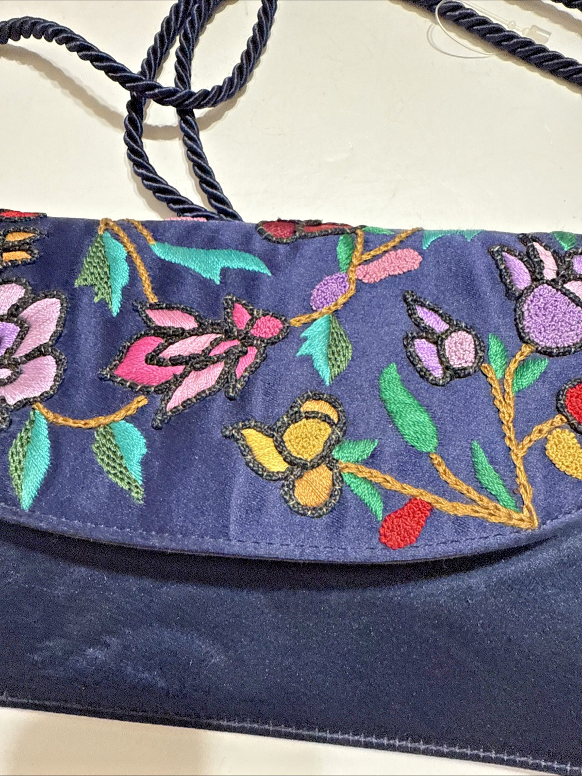 Patrick  O’Dea  Embroidered Shoulder Bag Italian … - image 8
