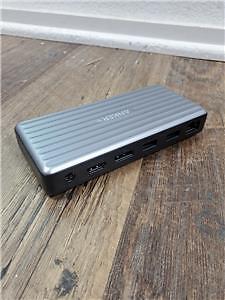 H92   Anker PowerExpand 9-in-1 USB-C PD Docking Station A8394 w/ Power Adapter  