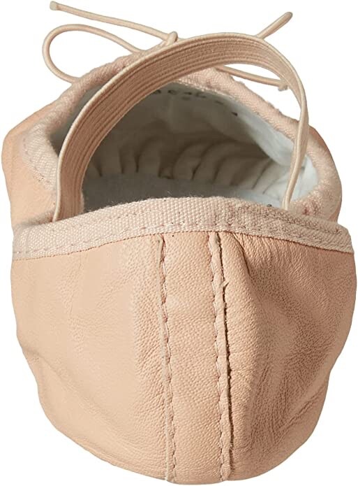 SAOLA Pantofola scarpa balletto Bloch Dansoft suola intera in pelle danza rosa gioventù 13 5