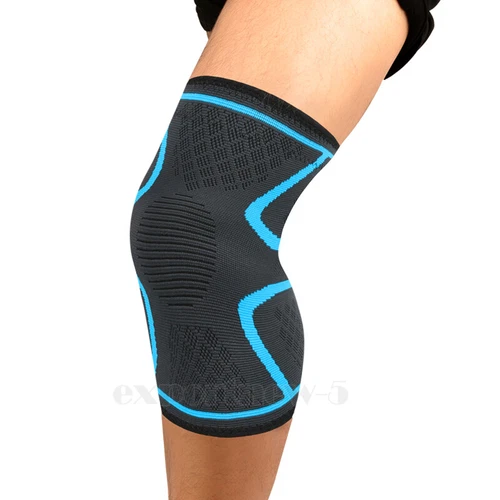 Elastic Knee Sleeve Support Brace for Joint Pain Injury Sprain Knee Cap Compress - Picture 20 of 66