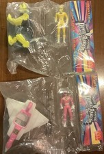 1995 McDonald  s Mighty Morphin Power Rangers The Movie,Pink  Yellow Rangers NIP