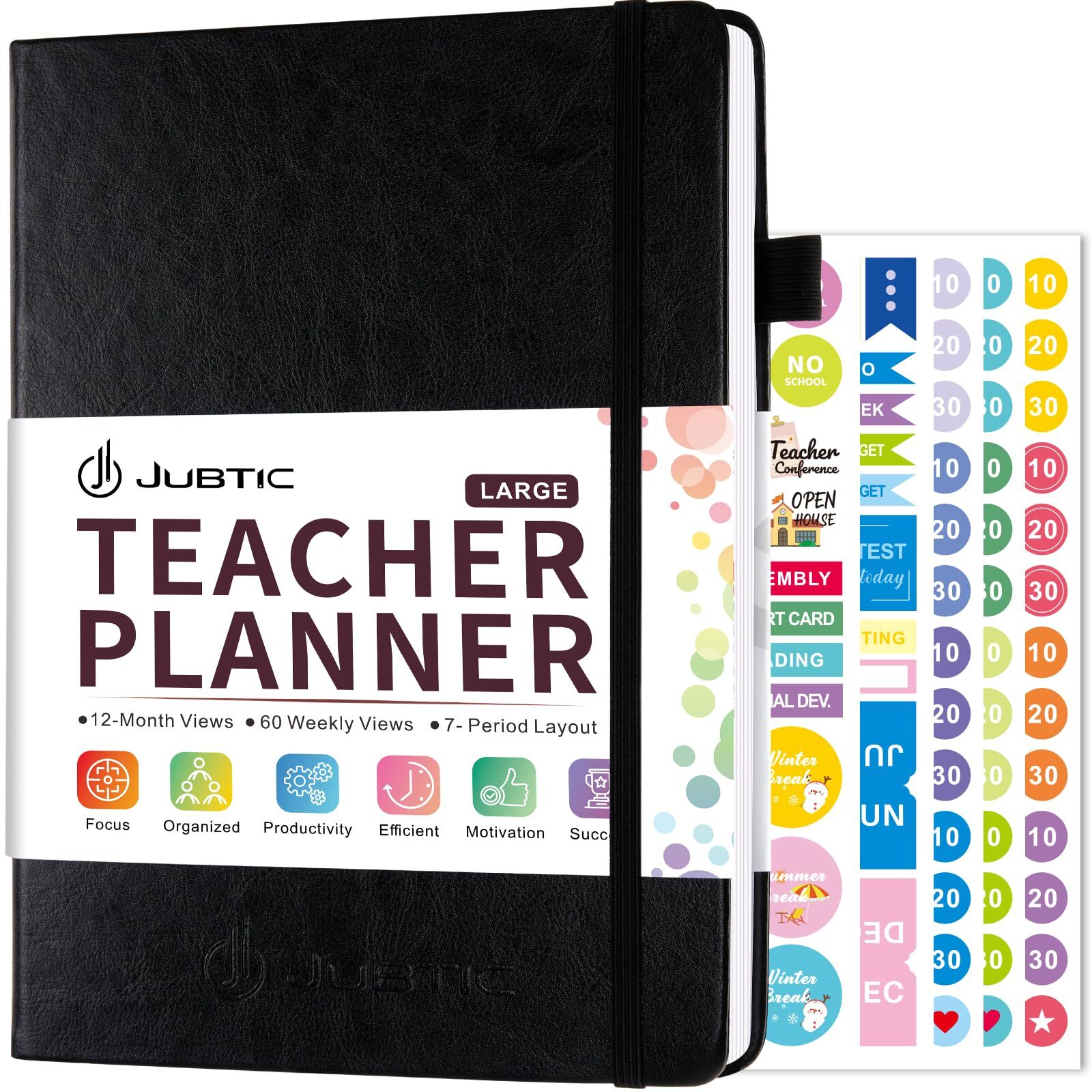 JUBTIC Teacher Planner 2024 2025 Academic Year 52+6 Weeks Homeschool Planner ...