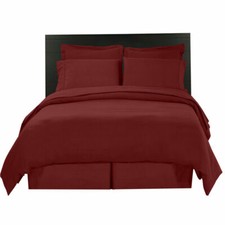 Solid 3PC Duvet Cover Set 100 Brushed Microfiber Super Soft Wrinkle Resistant