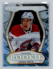 2023-24 UD Upper Deck Artifacts Clear Cut Rookies #CCR2 Owen Beck